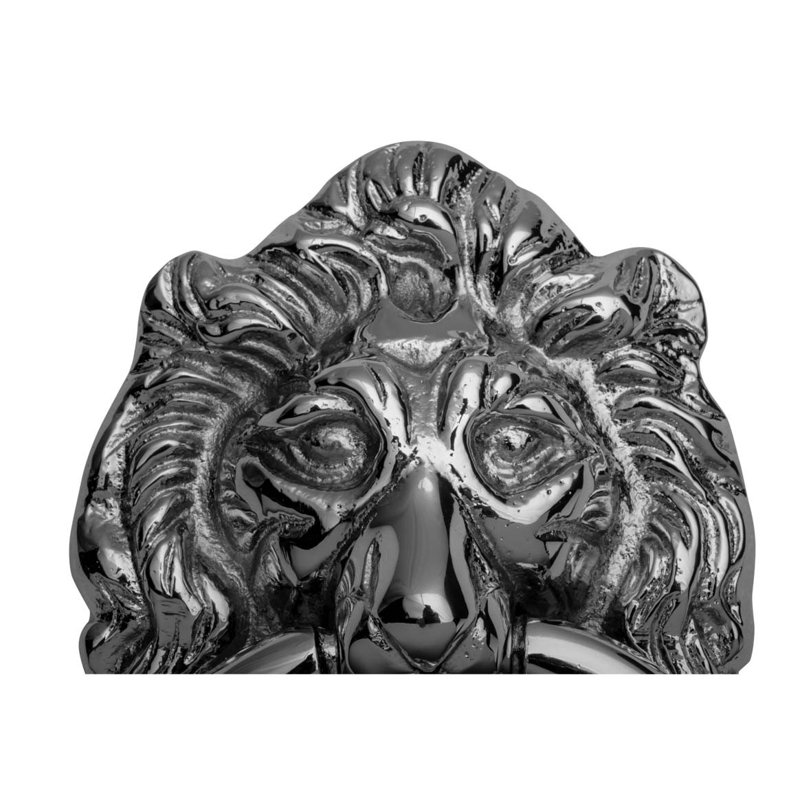 The Renovators Supply Inc. Large Chrome Cast Brass Lion Head Door